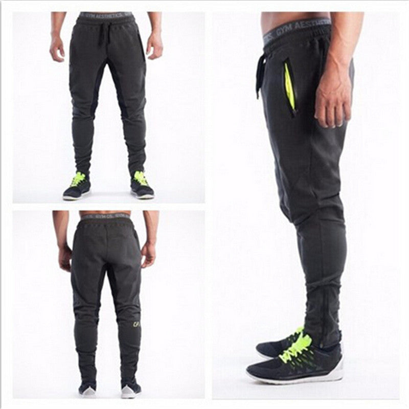 Men Long Pants Cotton Men's Gasp Workout Fitness Pants Casual Sweatpants Jogger Pants Skinny Trousers - CelebritystyleFashion.com.au online clothing shop australia