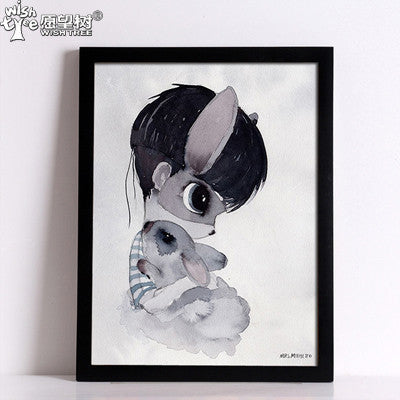 girl wall art Canvas wall poster decorative wall painting Art Print Wall Pictures Home Decoration poster Frame not include v162-Dollar Bargains Online Shopping Australia