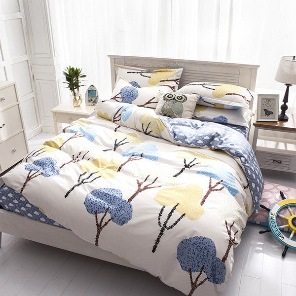 Promotion Reactive Printing BEDDING 4pcs Bedding Set duvet cover set queen king size QUILT COVER SET-Dollar Bargains Online Shopping Australia