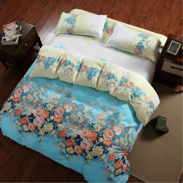 Promotion Reactive Printing BEDDING 4pcs Bedding Set duvet cover set queen king size QUILT COVER SET-Dollar Bargains Online Shopping Australia