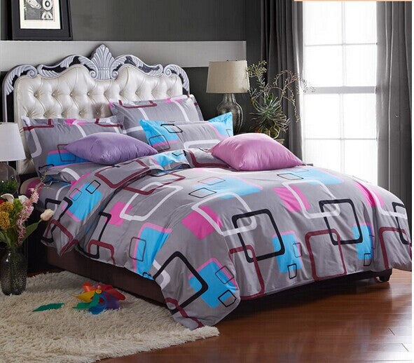 Promotion Reactive Printing BEDDING 4pcs Bedding Set duvet cover set queen king size QUILT COVER SET-Dollar Bargains Online Shopping Australia