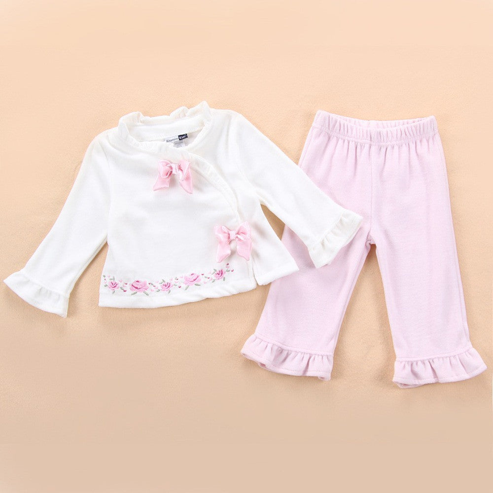 baby girl floral clothes set born toddler cotton suit kids girl outfits spring tracksuit infant clothing set for girls-Dollar Bargains Online Shopping Australia
