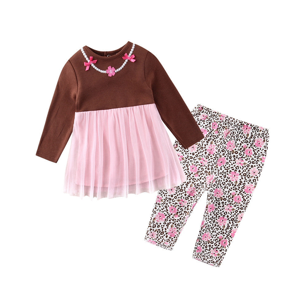 baby girl floral clothes set born toddler cotton suit kids girl outfits spring tracksuit infant clothing set for girls-Dollar Bargains Online Shopping Australia