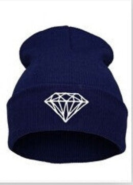 Brand Gorros Fashion Beanie Men Casual Winter Hat Warm Diamond Knitted Hats For Women Hip Hop Skullies Beanies Toca-Dollar Bargains Online Shopping Australia