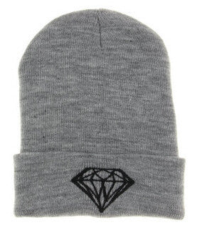 Brand Gorros Fashion Beanie Men Casual Winter Hat Warm Diamond Knitted Hats For Women Hip Hop Skullies Beanies Toca-Dollar Bargains Online Shopping Australia