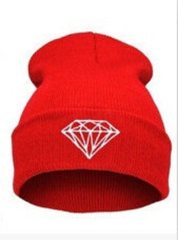 Brand Gorros Fashion Beanie Men Casual Winter Hat Warm Diamond Knitted Hats For Women Hip Hop Skullies Beanies Toca-Dollar Bargains Online Shopping Australia