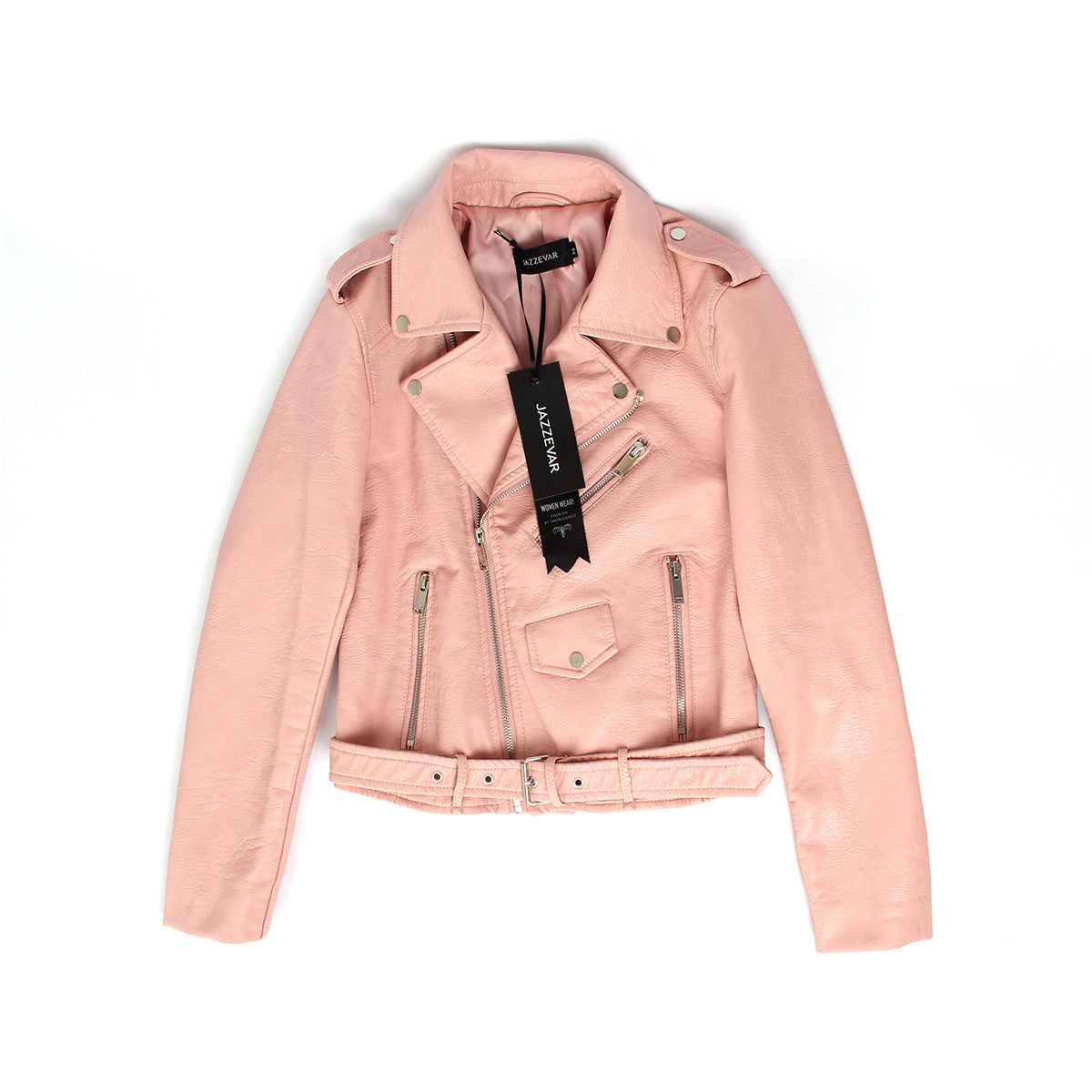 Autumn Fashion Street Women's Short Washed PU Leather Jacket Zipper Bright Colors Ladies Basic Jackets Good Quality-Dollar Bargains Online Shopping Australia