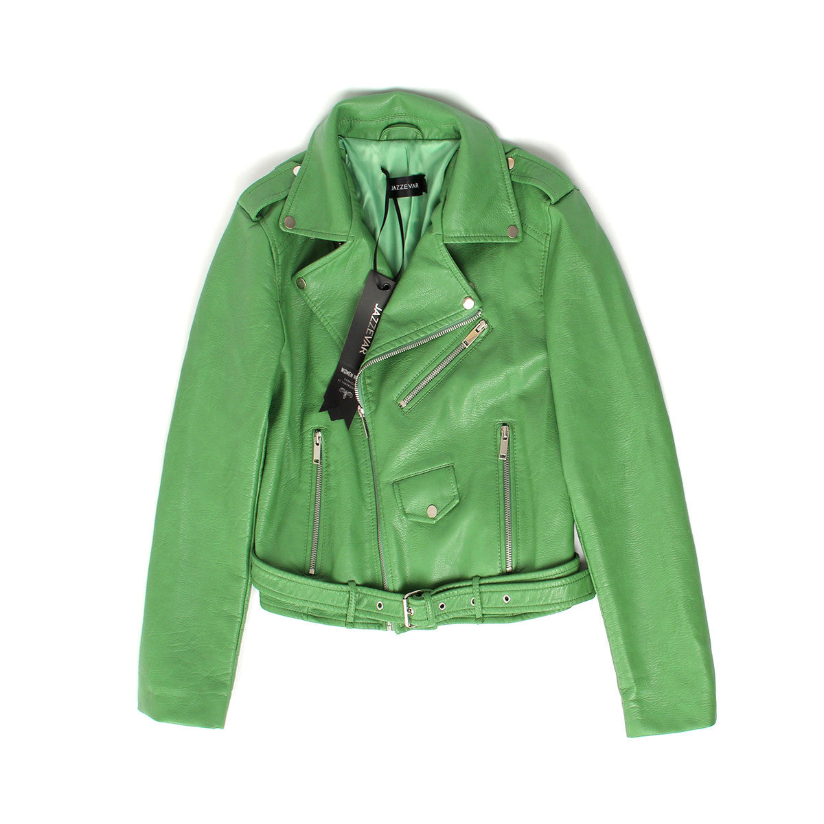 Autumn Fashion Street Women's Short Washed PU Leather Jacket Zipper Bright Colors Ladies Basic Jackets Good Quality-Dollar Bargains Online Shopping Australia