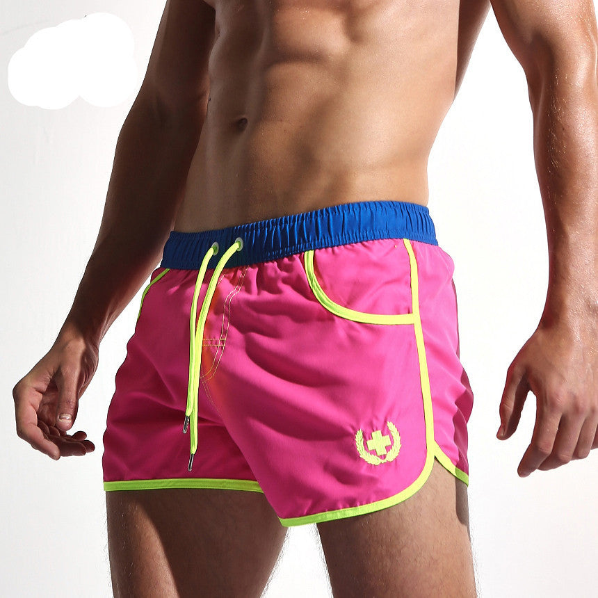 Quick Dry Men's Board Shorts Fashion Sea Maillot De Bain Sexy Beach Bermuda Elastic Waist Lining Liner Men's Board Shorts AC432-Dollar Bargains Online Shopping Australia