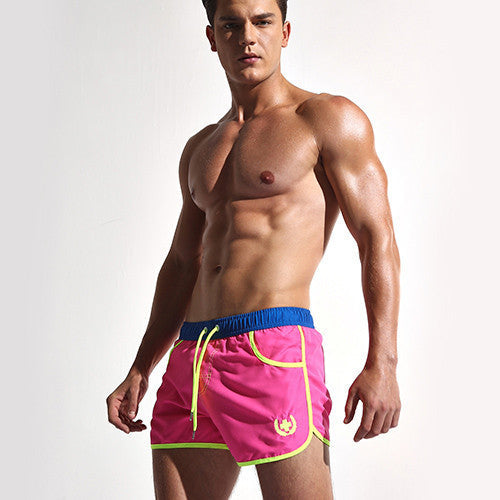 Quick Dry Men's Board Shorts Fashion Sea Maillot De Bain Sexy Beach Bermuda Elastic Waist Lining Liner Men's Board Shorts AC432-Dollar Bargains Online Shopping Australia