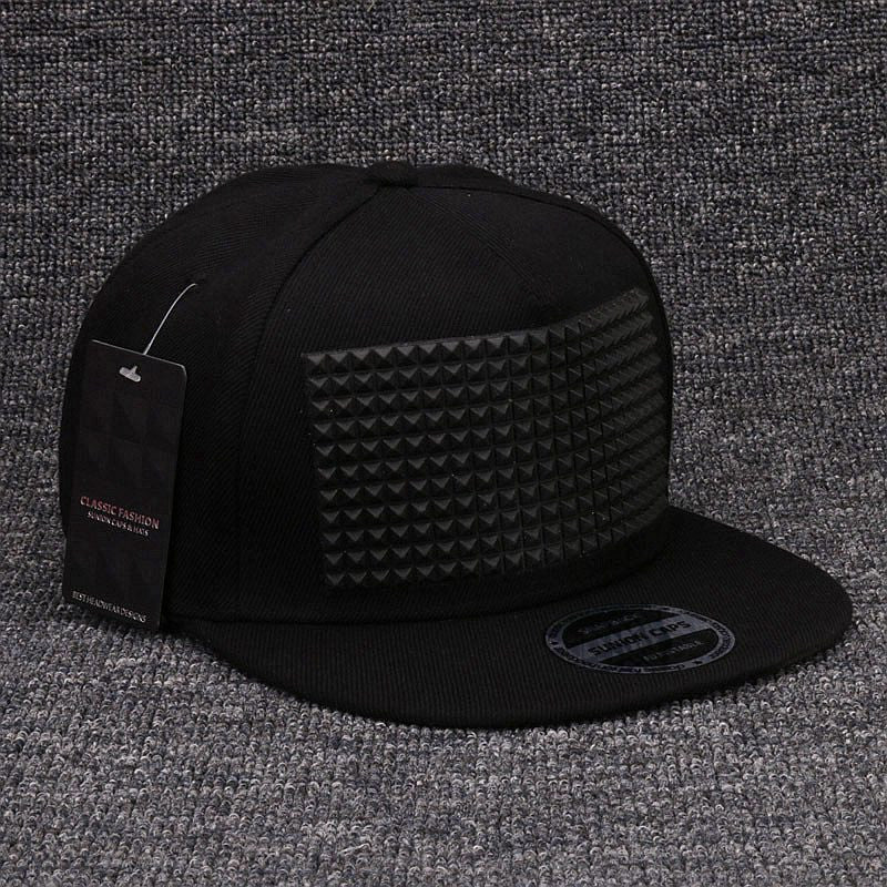 Fancy 3D snapback cap raised soft silicon square pyramid flat baseball hip hop hat for boys and girls-Dollar Bargains Online Shopping Australia