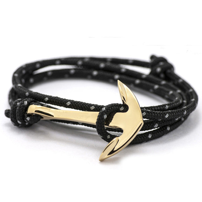 Silver Alloy Anchor Bracelet Multilayer Leather Risers Bracelet for Women&Men Friendship Bracelets High Quality-Dollar Bargains Online Shopping Australia