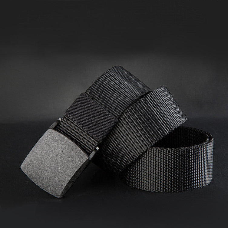 Belts Men High Quality Canvas Belt Casual belts fast dry Plastic Automatic Buckle 110-140cm-Dollar Bargains Online Shopping Australia