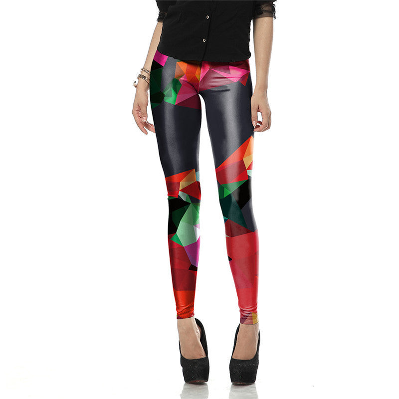 Living Dead Fashion Women leggings 3D Printed color legins Ray fluorescence leggins pant legging for Woman-Dollar Bargains Online Shopping Australia