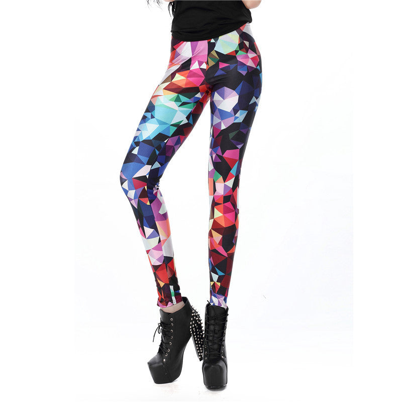 Living Dead Fashion Women leggings 3D Printed color legins Ray fluorescence leggins pant legging for Woman-Dollar Bargains Online Shopping Australia
