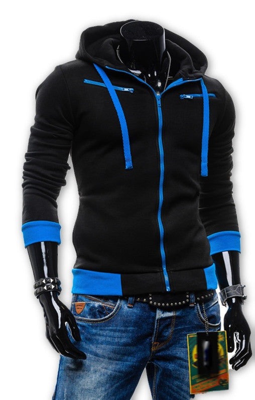 Autumn Cardigan Men Hoodies Jacket Brand Clothing Fashion Hoodies Man Casual Slim Hoody Sweatshirt Sportswear Zipper Hoodie-Dollar Bargains Online Shopping Australia