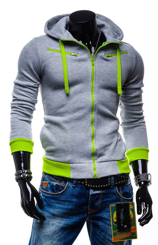 Autumn Cardigan Men Hoodies Jacket Brand Clothing Fashion Hoodies Man Casual Slim Hoody Sweatshirt Sportswear Zipper Hoodie-Dollar Bargains Online Shopping Australia
