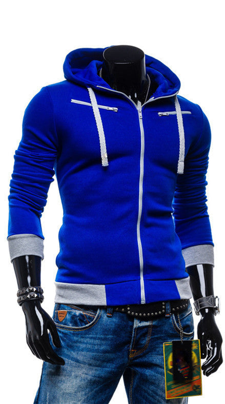 Autumn Cardigan Men Hoodies Jacket Brand Clothing Fashion Hoodies Man Casual Slim Hoody Sweatshirt Sportswear Zipper Hoodie-Dollar Bargains Online Shopping Australia