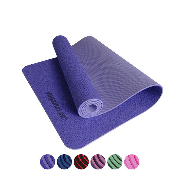 TPE Yoga mats fitness Three parts environmental tasteless colchonete fitness yoga gym exercise mats 183*61*0.6-Dollar Bargains Online Shopping Australia