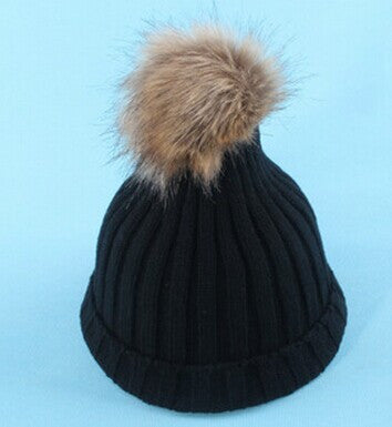 Women Spring Winter Hats Beanies Knitted Cap Crochet Hat Rabbit Fur Ear Protect Casual Cap-Dollar Bargains Online Shopping Australia