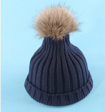 Women Spring Winter Hats Beanies Knitted Cap Crochet Hat Rabbit Fur Ear Protect Casual Cap-Dollar Bargains Online Shopping Australia