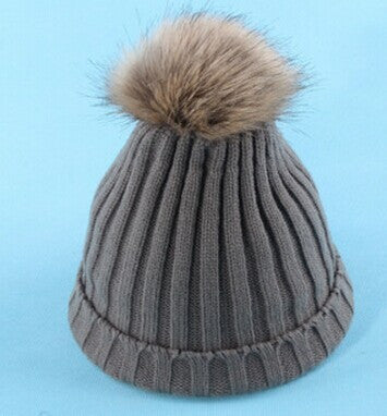 Women Spring Winter Hats Beanies Knitted Cap Crochet Hat Rabbit Fur Ear Protect Casual Cap-Dollar Bargains Online Shopping Australia