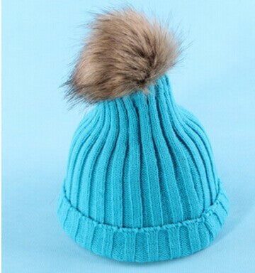 Women Spring Winter Hats Beanies Knitted Cap Crochet Hat Rabbit Fur Ear Protect Casual Cap-Dollar Bargains Online Shopping Australia