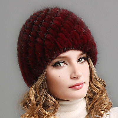 FURTALK Women Real mink fur hat winter fur hat Russian Women Winter Hat Beanie-Dollar Bargains Online Shopping Australia
