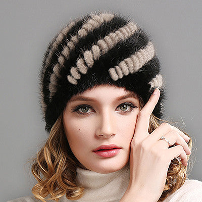 FURTALK Women Real mink fur hat winter fur hat Russian Women Winter Hat Beanie-Dollar Bargains Online Shopping Australia
