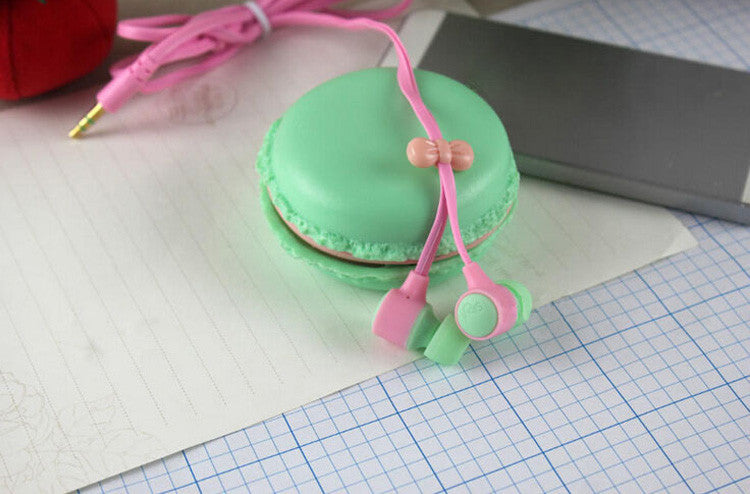 Macarons Design In-Ear Earphone For Xiaomi Samsung iPhone Cute Earphone For MP3 Player-Dollar Bargains Online Shopping Australia