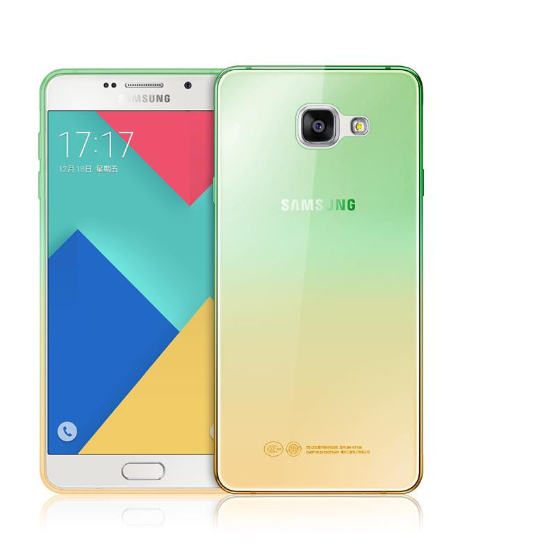 Fashion Soft TPU Gradient Color Back Cover Case for Samsung Galaxy A3 A5 A7 J1 J3 J5 J7 S3 S4 S5 S6 S7 Edge Grand Prime-Dollar Bargains Online Shopping Australia
