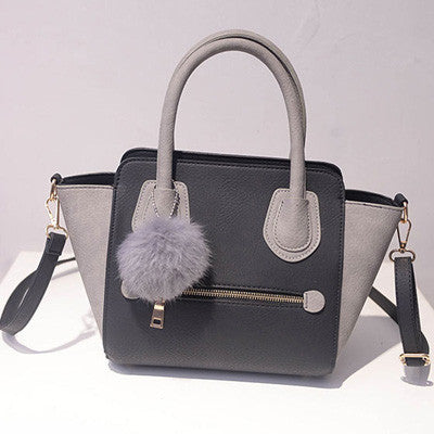 Spring Smiley PU Leather Tote Bag Women Trapeze Fashion Designer Handbags High Quality Ladies Bags Vintage Crossbody Bags-Dollar Bargains Online Shopping Australia