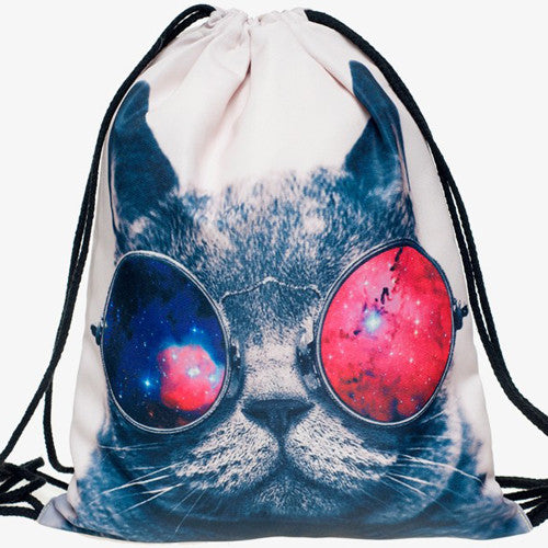 Women Emoji Backpack 3D printing travel softback women mochila drawstring bag mens backpacks-Dollar Bargains Online Shopping Australia