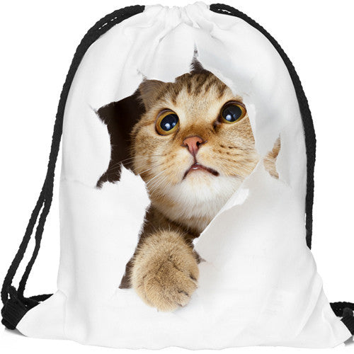 Women Emoji Backpack 3D printing travel softback women mochila drawstring bag mens backpacks-Dollar Bargains Online Shopping Australia