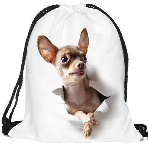 Women Emoji Backpack 3D printing travel softback women mochila drawstring bag mens backpacks-Dollar Bargains Online Shopping Australia