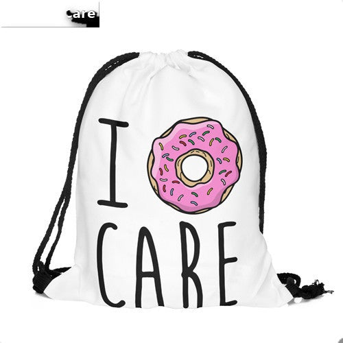 Women Emoji Backpack 3D printing travel softback women mochila drawstring bag mens backpacks-Dollar Bargains Online Shopping Australia