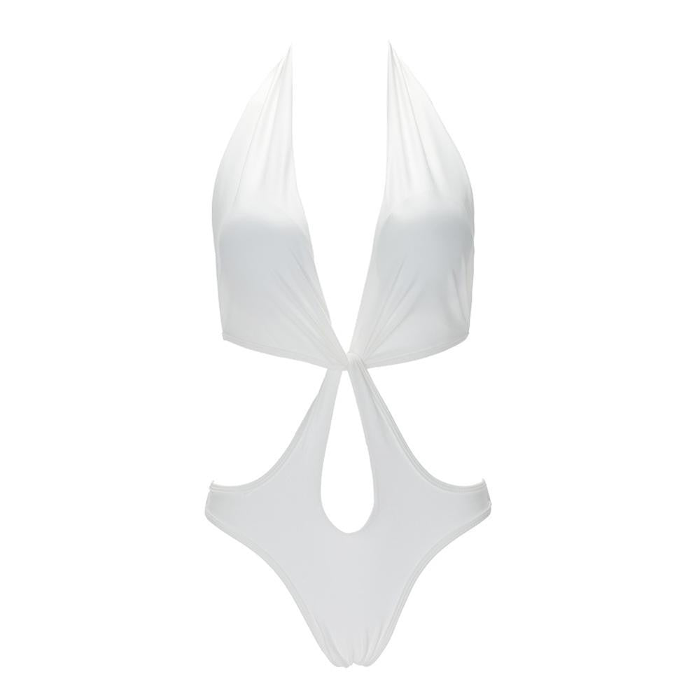 Cutout Bodycon Sheath Stretch Bodysuit Swimsuit Bikini - CelebritystyleFashion.com.au online clothing shop australia