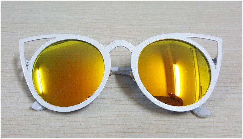 Women sunglasses Vintage cat eye Sun glasses Metal Eyeglasses Frames Mirror shades Sexy Sunnies ss309-Dollar Bargains Online Shopping Australia