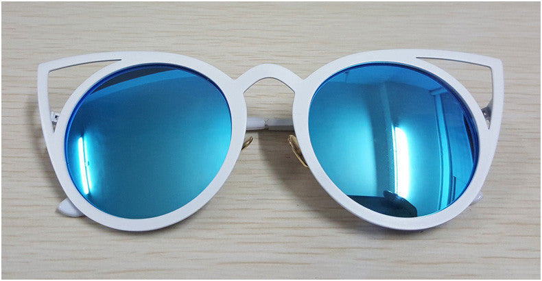 Women sunglasses Vintage cat eye Sun glasses Metal Eyeglasses Frames Mirror shades Sexy Sunnies ss309-Dollar Bargains Online Shopping Australia