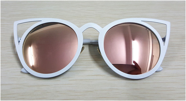 Women sunglasses Vintage cat eye Sun glasses Metal Eyeglasses Frames Mirror shades Sexy Sunnies ss309-Dollar Bargains Online Shopping Australia