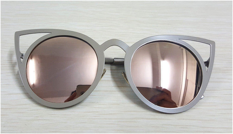 Women sunglasses Vintage cat eye Sun glasses Metal Eyeglasses Frames Mirror shades Sexy Sunnies ss309-Dollar Bargains Online Shopping Australia
