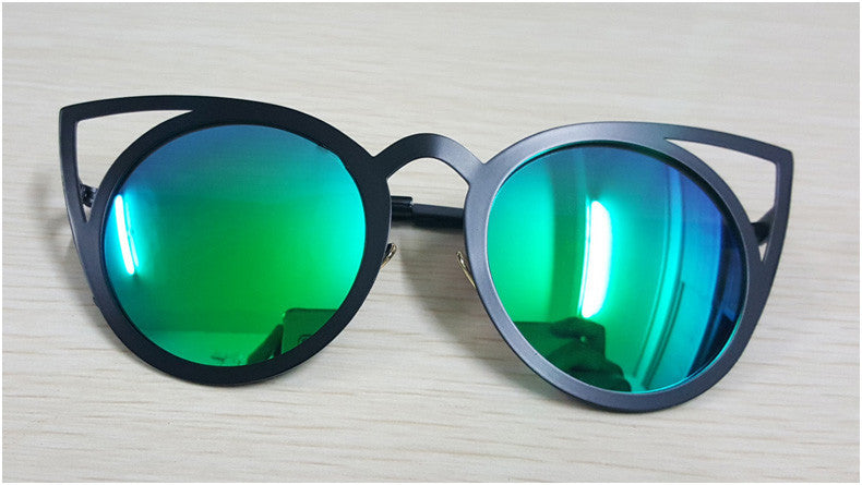 Women sunglasses Vintage cat eye Sun glasses Metal Eyeglasses Frames Mirror shades Sexy Sunnies ss309-Dollar Bargains Online Shopping Australia