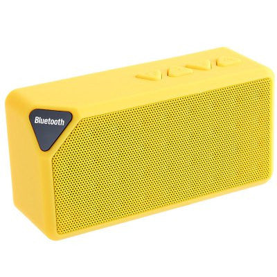 Mini Bluetooth Speaker X3 TF USB FM Radio Wireless Portable Music Sound Box Subwoofer Loudspeakers with Mic for iOS Android-Dollar Bargains Online Shopping Australia