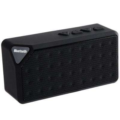 Mini Bluetooth Speaker X3 TF USB FM Radio Wireless Portable Music Sound Box Subwoofer Loudspeakers with Mic for iOS Android-Dollar Bargains Online Shopping Australia