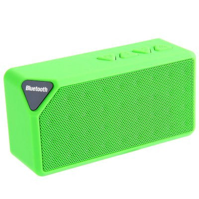 Mini Bluetooth Speaker X3 TF USB FM Radio Wireless Portable Music Sound Box Subwoofer Loudspeakers with Mic for iOS Android-Dollar Bargains Online Shopping Australia