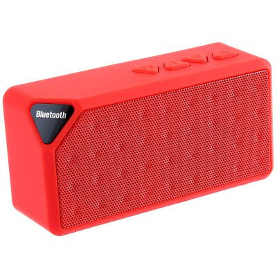Mini Bluetooth Speaker X3 TF USB FM Radio Wireless Portable Music Sound Box Subwoofer Loudspeakers with Mic for iOS Android-Dollar Bargains Online Shopping Australia