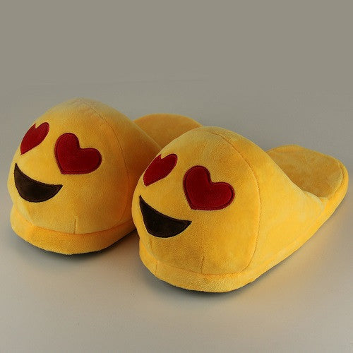 Funny Mens Plush Slippers Indoor Shoes House Cute Women Slippers Emoji Shoes Warm House Slipper-Dollar Bargains Online Shopping Australia