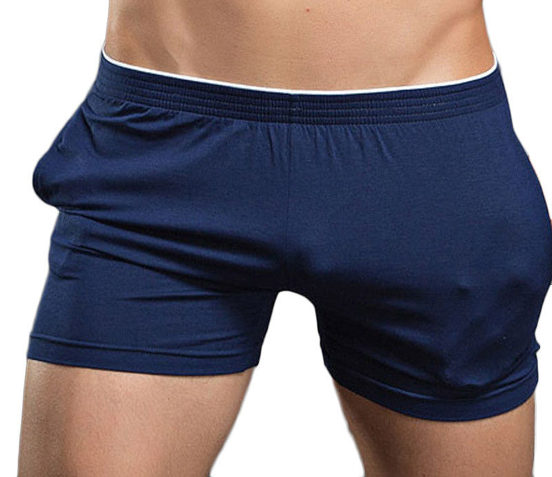 Men's Underwear Boxer Trunks Cotton High Quality Men Underwear Shorts Brand Gay Penis Pouch WJ Man Boxers Home Sleepwear - CelebritystyleFashion.com.au online clothing shop australia