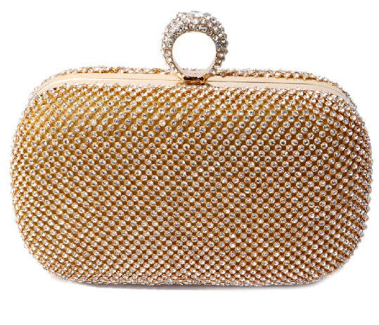 diamond-studded evening bag evening bag with a diamond bag women's rhinestone banquet handbag day clutch female 3 Color-Dollar Bargains Online Shopping Australia