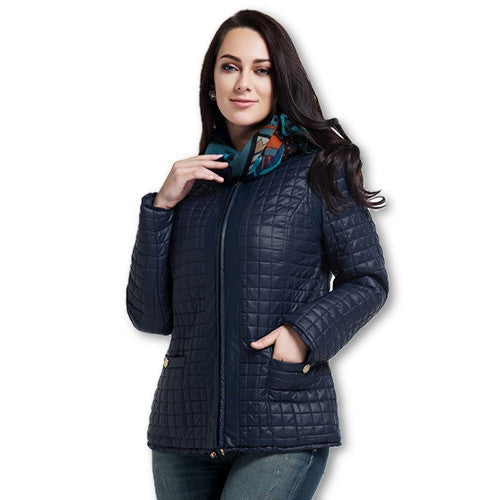 Astrid High-Quality Women Jacket Autumn and Winter Coat Plus Size Jacket Fashion Leisure Brand Women L-5XL AM-1590-Dollar Bargains Online Shopping Australia